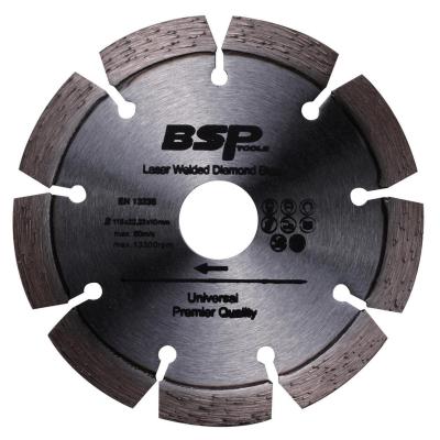 China Exterior Wall Saw Blade Wall Hunter Blade Quick Cut 115MM Cold Press HOT Press Laser Welded High Frequency Welded 3 Years 10in OEM for sale