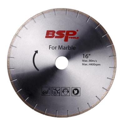 China BSP Concrete Brand 16 Inch Diamond Blade For Marble Cutting for sale