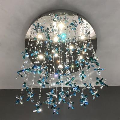 China Luxury Custom Made Crystal KASINTO LED Lamp Hotel Lobby Villa Stair Chandelier for sale