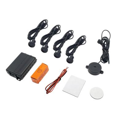 China 2.5W Car Reverse Radar System 9V To 36V With 4 Parking Sensors Distance Detection for sale