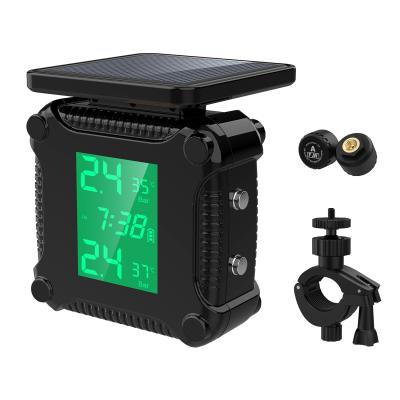 China Pressure Monitoring System For Motorcycles With 1.5” Monitor Check Your Tire Pressure While Riding zu verkaufen