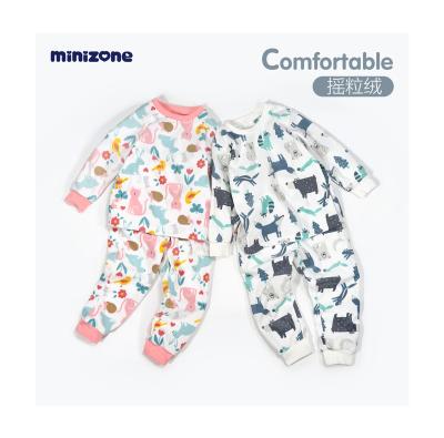 China Breathable High Quality Children Pajamas Christmas Sleepwear Children Cotton Infant Sleepwear for sale