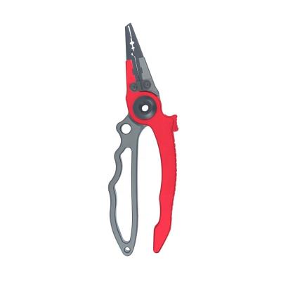 China Outdoor Fishing Activities Amazon Model New 7.3 Inch Aluminum Fishing Pliers Stripping Tongs Outdoor Fishing Tools for sale