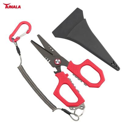 China Factory customization multifunctional outdoor/camping shear fishing lure easy to cut pe carbon line other fishing scissors for sale