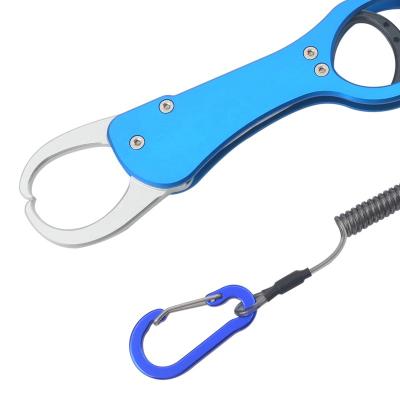 China Outdoor Fishing Lip Grip Fish Lip Gripper Fishing Activities Fish Control Clamp Device High Quality Aluminum Color Customized for sale