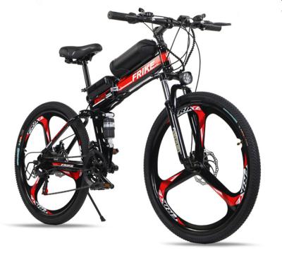 China New best-selling 250w aluminum alloy motor power ebike sports EMTB inclined full suspension electric mountain bike for sale