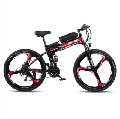 China Manufac Power Folding Electric Mountain Bike Manufac Long Resistance Smart Screen High Carbon Steel Foldable Hybrid High Carbon Steel Lithium Battery for sale