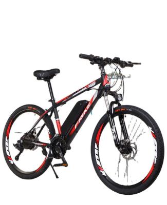 China Steel source factory 26 inch lithium mountain bike electric adult variable speed mountain bike one generation for sale