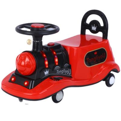 China Child Anti-Rollover Universal Wheel Mute Male And Female Children Swing Car Scooter Slippery Children Twisting Train for sale