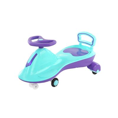 China Music Light + Mute Flash Wheel Sells New Fashion Custom Cheap Wholesale Children Swing Car Toy Swing Car for sale