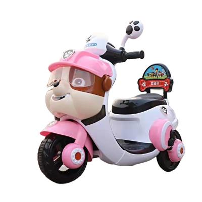 China Ride On Toy Patrol Motor Bike Cycle With Cyan And Pink Color For Kids Ride On Motor Factory Supply With Best Cheap Price for sale