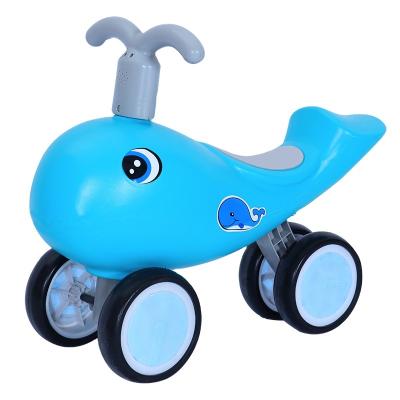 China New Kid Children's Balance Car Four-wheel Drive Children's Baby Tricycle Scooter for sale