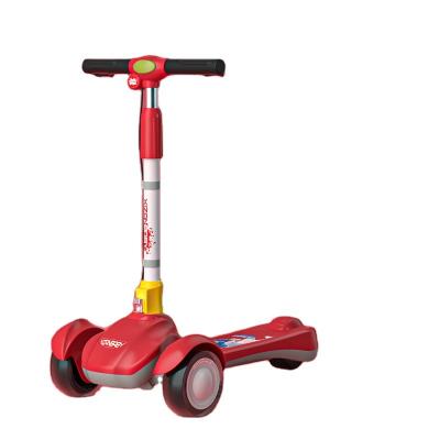 China The latest child electric scooter kids comes with a safe 24V lithium battery with three wheels that can be folded with a button for sale