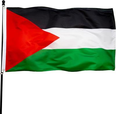 China Healthcare Institutes Wholesale 3x5ft printed Palestine flag High quality banner flags customization Hand waving garden flags fans scarf hat t-shirt for sale