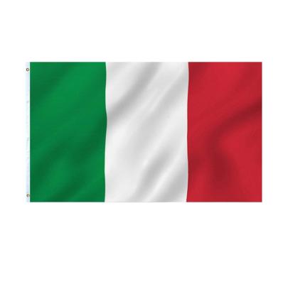 China Healthcare Institutes Wholesale 3x5ft printed Italy flag High quality  Euro 2024 Germany Fans scarf Gift shawl Garden flags for sale