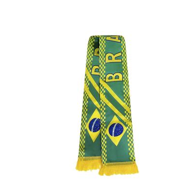 China Healthcare Institutes High quality  Brazil Fans Scarf FootBall Team NFL NBA flags National Flags for sale