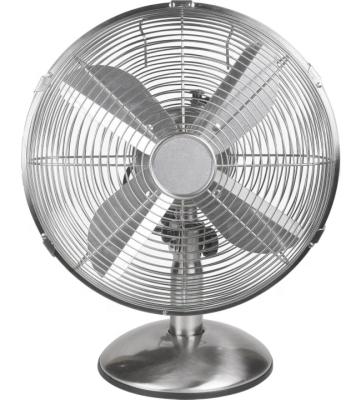 China 12/14/16 inch factory direct sales source OEM high quality metal four blade metal desk fan hotel for sale