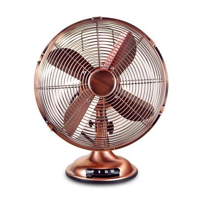 China 12/14/16 Inch Factory Direct Sales Source OEM High Quality Metal Four Blade Metal Desk Fan Hotel YongSheng Fan Table Fan for sale