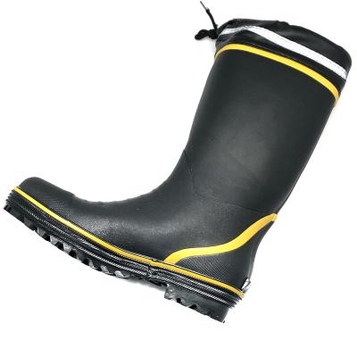 China Non Cloth Rubber Boots Factory Direct Sales Toe Cap Soft Mesh Lining Womens Rain Boot for sale