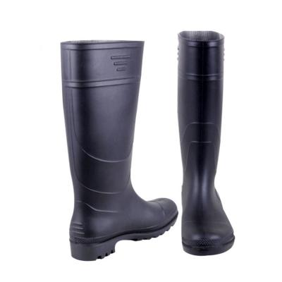 China Not Customized Waterproof High Quality Toe Cap Anti Slip Pvc Boots For Workers for sale