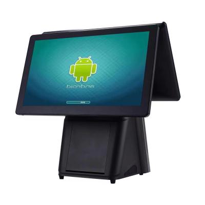 China SDK 15.6 inch touch screen pos cash register printing all-in-one pos system terminal machine pos for sale