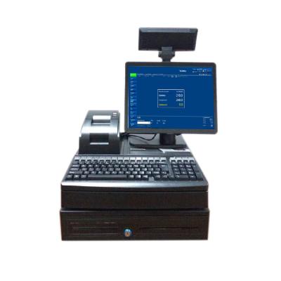 China SDK scan printing large screen cash register cash box keypad pos cash register retail system for sale