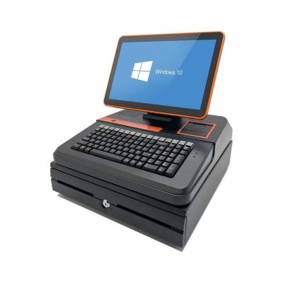 China SDK POS Cash Register Keyboard Cash Box Print Receipts All In One Supermarket Cash Register System for sale