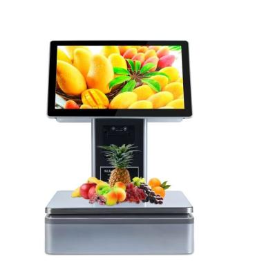 China SDK Supermarket Electronic Weighing Label Printing Cashier POS Terminal POS System for sale