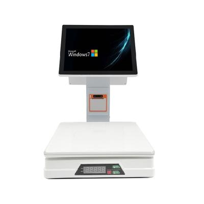 China SDK Touch Screen PC Scales, POS Weighing Terminals, Multi-Language 