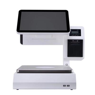 China SDK All In One Touch Screen POS Scale Electronic Digital Supermarket Weighing Scale for sale