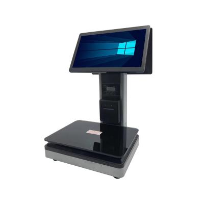 China Good Quality Electronic Weighing Scale And Cash Register High Quality POS System Scale With Low Price For Retail Market for sale