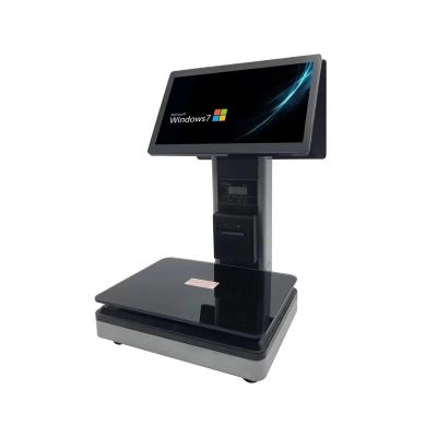 China Good quality and low price electronic operated touch screen scales for POS cash register for sale