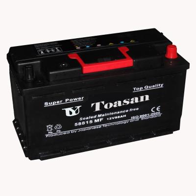 China Toasan Lead Battery Maintenance Free Auto Batteries Auto Battery -58815MF 12v88AH for sale