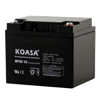 China Toys Super-Life Maintenance Free AGM VRLA 12V Sealed Lead Acid Battery For UPS Or Solar - NP42-12 for sale