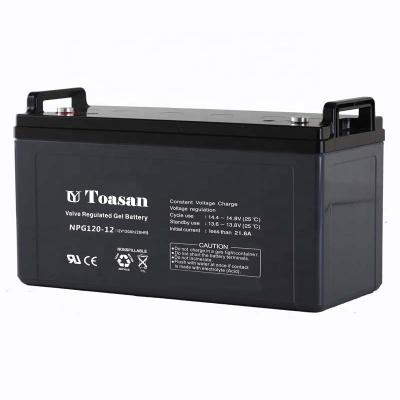 China Toys Toasan stable quality sealed gel lead acid battery with long life --NPG120-12 (12V120AH) for sale