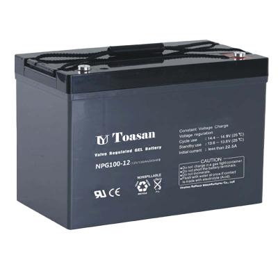 China Machine- Reliable Quality Toasan Sealed VRLA 12V 100AH ​​AGM UPS Rechargeable Battery for Storage - NP100-12 for sale