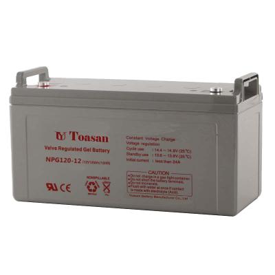 China UPS Super Battery 12V VRLA Toys Long Life Gel Lead Acid Battery For Storage - NPG120-12 for sale