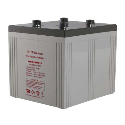 China Toasan AGM Toys Sealed VRLA 2V 1500AH Gel Lead Acid Battery for UPS - NPG1500-2 for sale