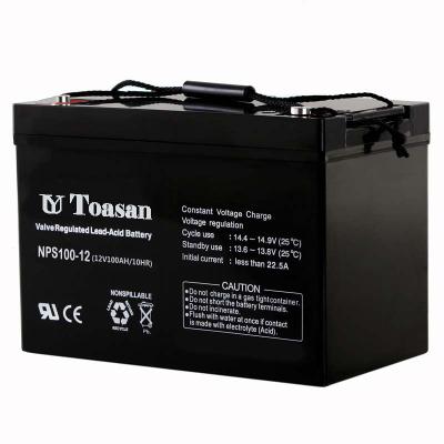 China Powerful Toasan VRLA Sealed Lead Acid Solar Battery for Uninterrupted Power Supply --NPS100-12 (12V100AH) for sale