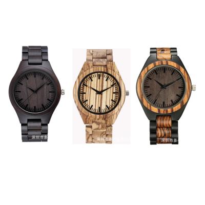 China Women Reloj Madera Engraved Logo Mens Fashion Custom Walnut Wood Watch Quartz Wristwatch For Men for sale