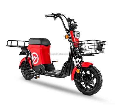 China 800W Carbon Fiber Electric Bicycle Strong Hot Sale Fat Tire Fast Food Delivery E Bike For Sale Electric Scooter Adult for sale