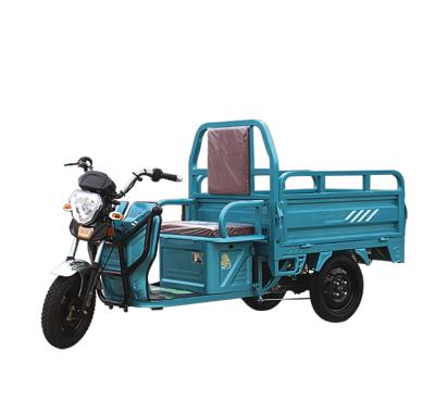 China Electric Bike Body 600KG Max Loading Electric Motorized Cargo Factory Steel Tricycle Open Electric Cargo Tricycle for sale