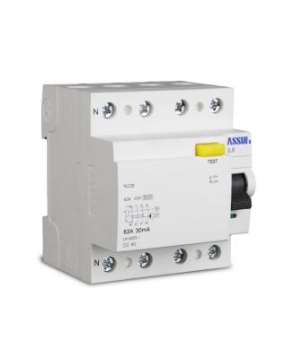 China Best Selling AF Affordable 3P+N 1P+N RCCB Residual Current Circuit Breaker 6KA RCD 3SL6 SASSIN for sale