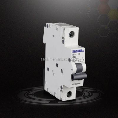 China 3SB71-63 SASSIN 15 A Din Rail 3SB71-63 Mini Overload Protection Circuit Breaker for sale