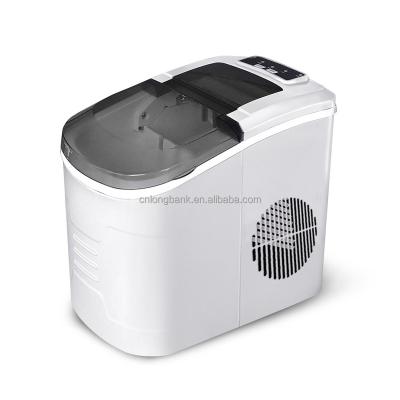 China Mini Hotel Compact Design Worktop Portable Home Use Ice Maker with 26lbs per day for sale