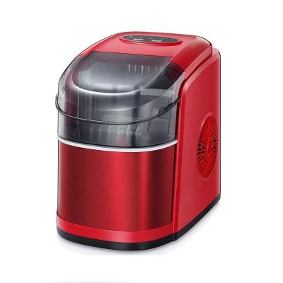 China New Design Hotel Shape Electric Countertop Portable Compact Ice Maker With Self-cleaning Function 26lbs/hours for sale