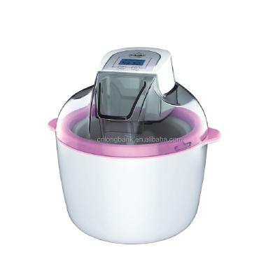 China Easy Operate DIY Automatic Commercial Berry Fruit Ice Cream Maker Machine With Removable Inner Bowl 1.5Qt Capacity for sale