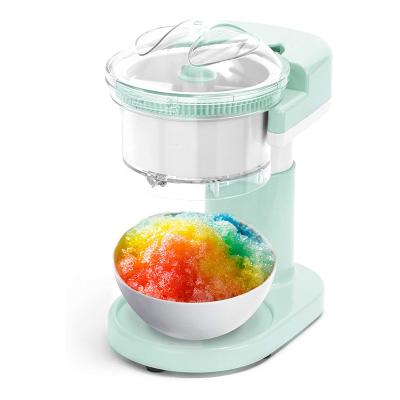 China Household Shaved Ice Maker + Slushie Maker With Stainless Steel Blades For Snow Free Margarita Frozen Cocktails Organic Sugar Cone for sale