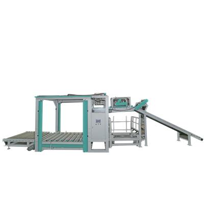 China Automatic Food PLC Program Food Feed Bag Palletizer for sale