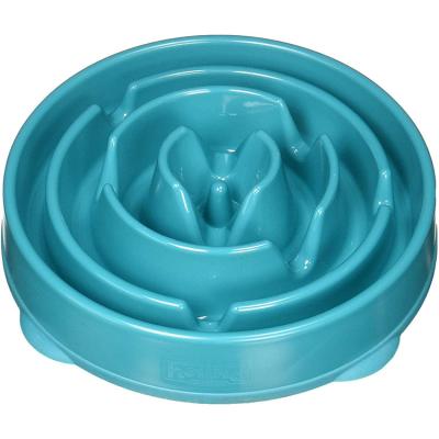 China New Design Sustainable Wholesale Plastic Everich Dog Cat Dog Slow Feeder Bowls Pet Food Raised Slower Dog Bowls for sale